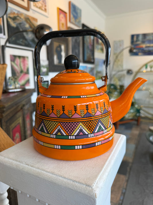 Enamel teapot