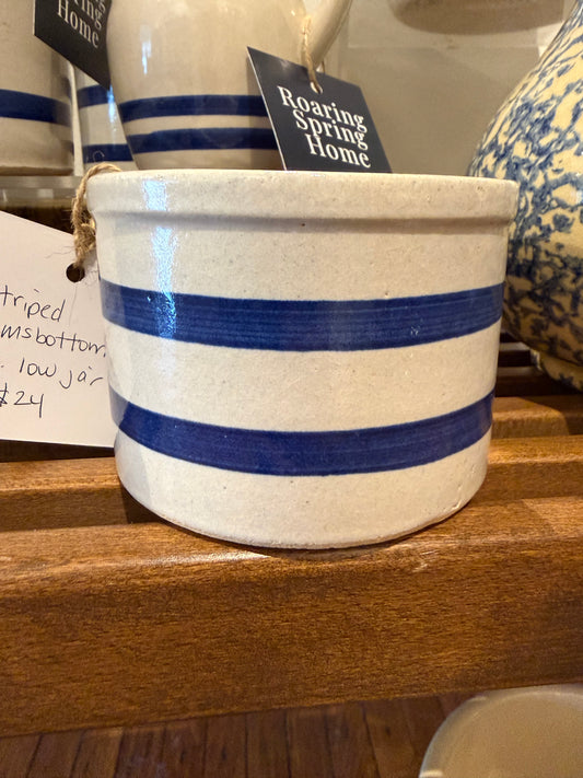 Ramsbottom Striped Low Jar