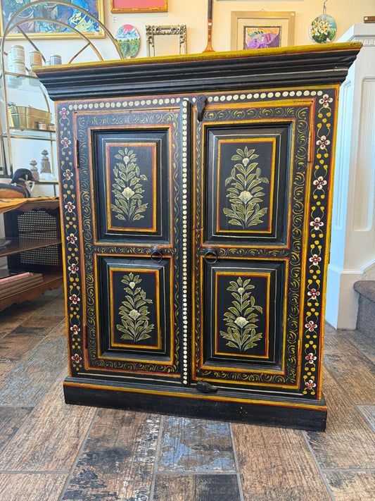 Black Handpainted Cabinet