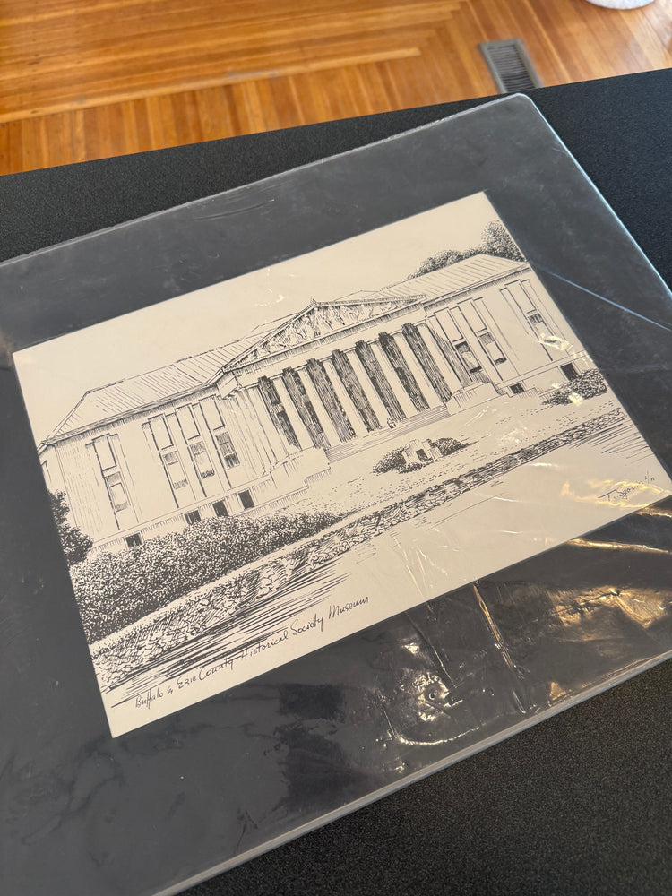 Buffalo Historical Society Lithograph