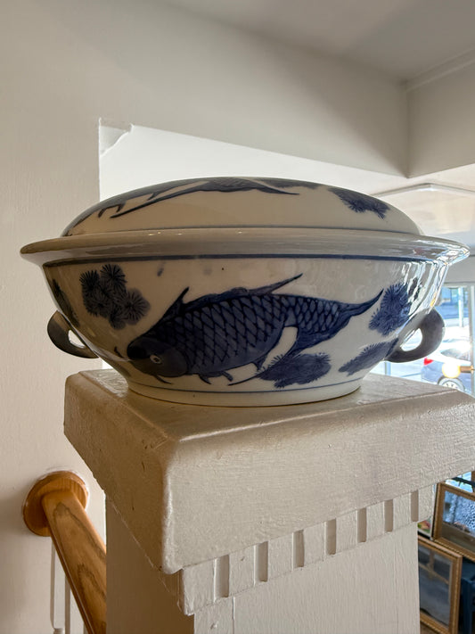 Koi Bowl with Lid