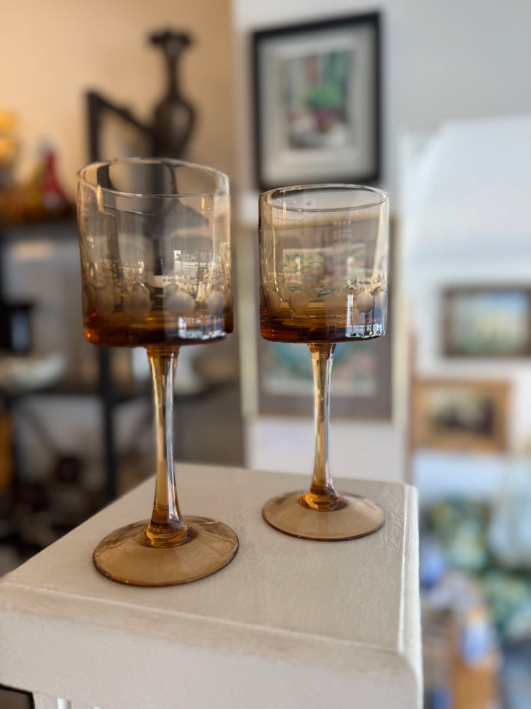 Pair of midcentury glasses