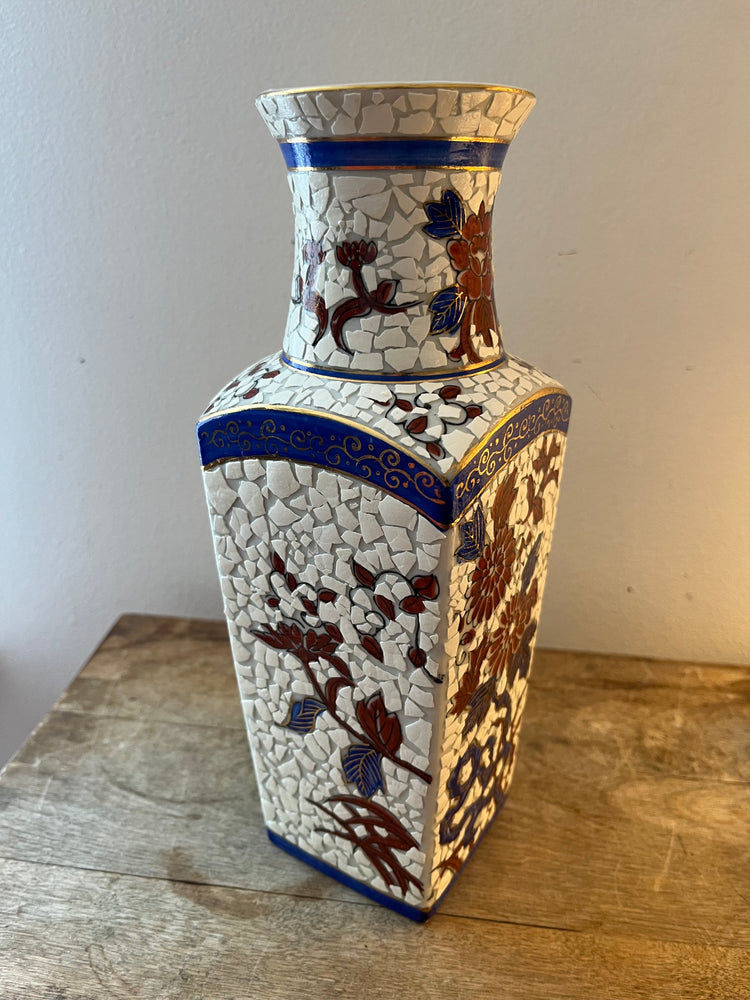 Beautiful mosaic-tiled vase