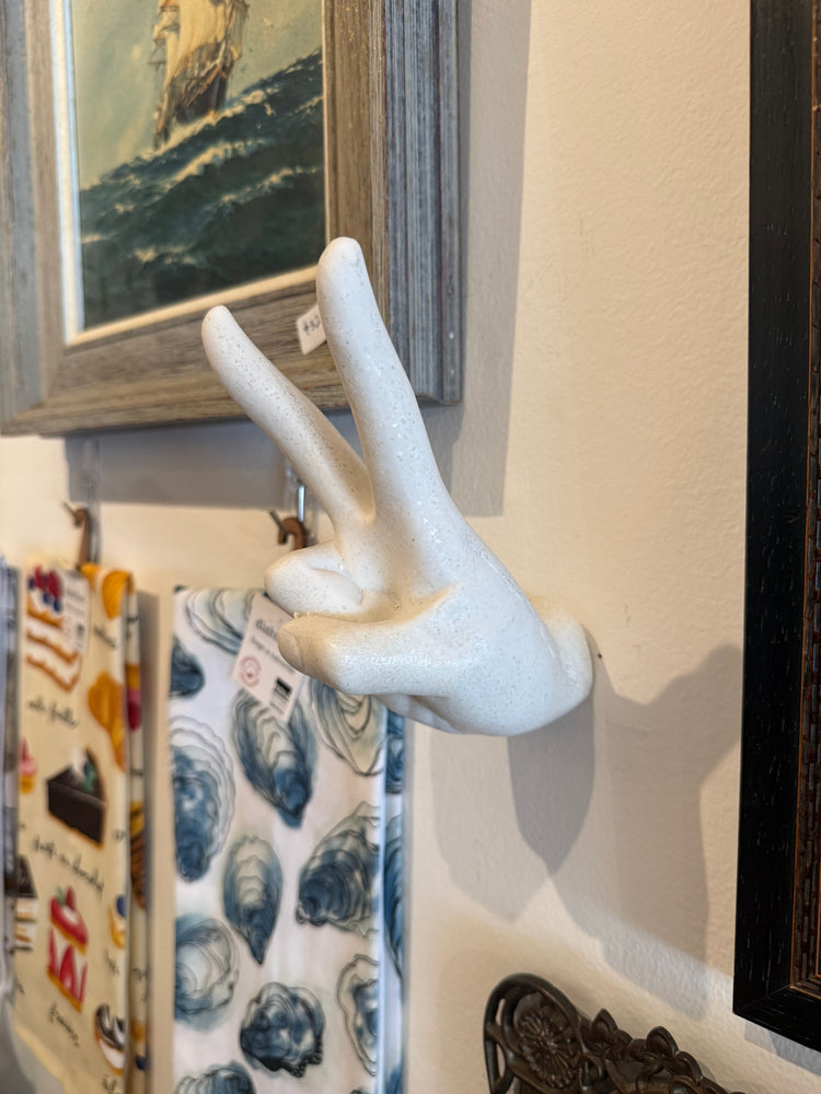 Peace sign wall hook