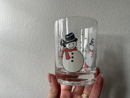 Set of 3 Snowmen Glasses