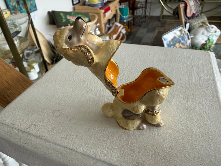 Dept 56 Bejeweled Poodle Trinket Box