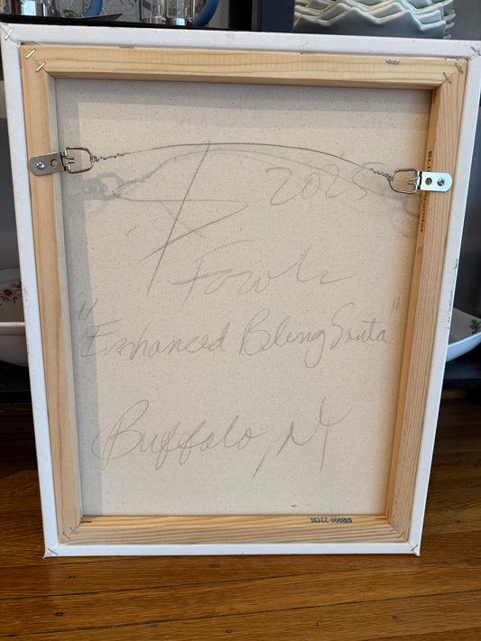 “Enhanced Bling Santa” by Peter Fowler