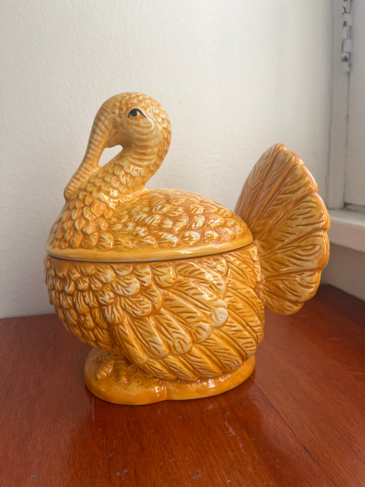 Yellow Turkey Candy Dish