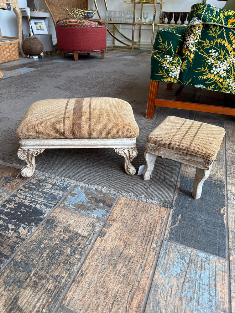 Antique French-style footrest (large)