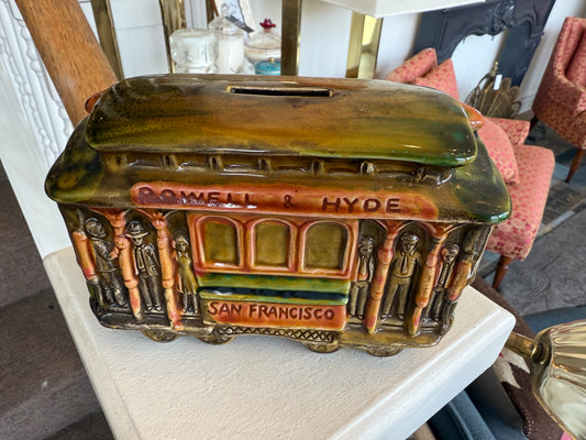 Ceramic Street Car Bank
