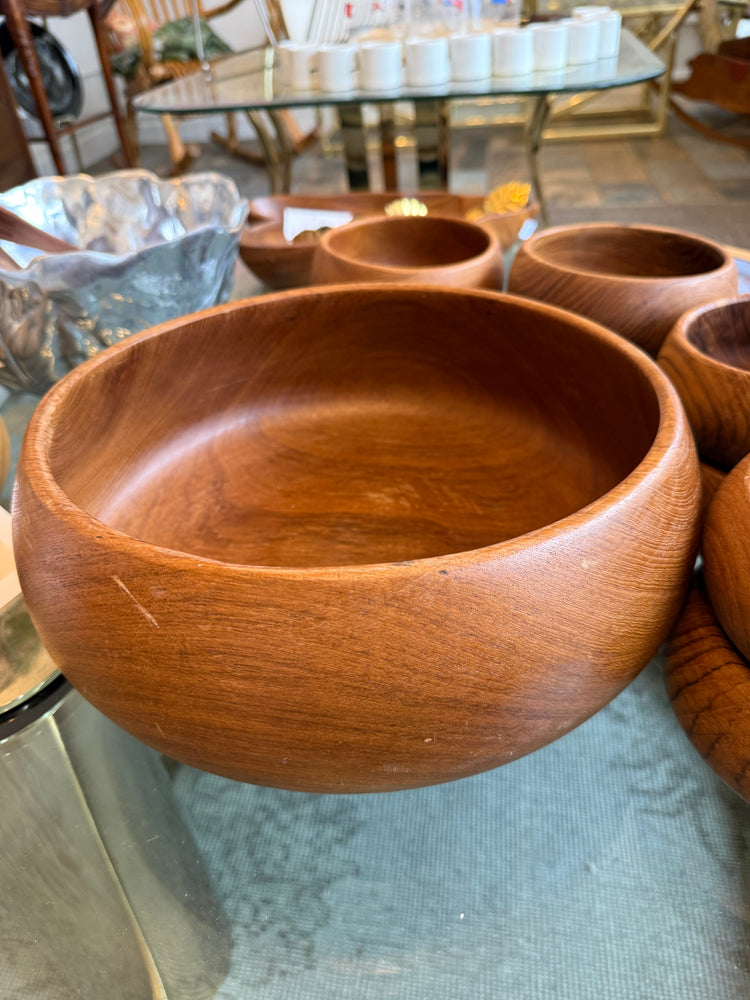 Teak Salad Bowl Set