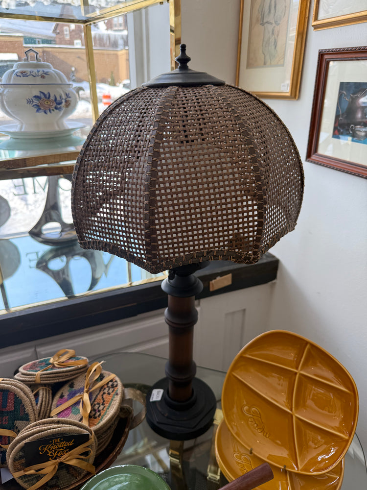 Rattan Table Lamp