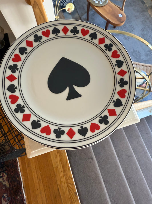 Set of 4 Card Plates