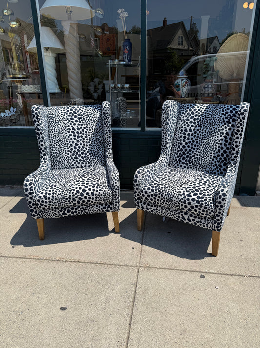 Pair of Wingback Chairs