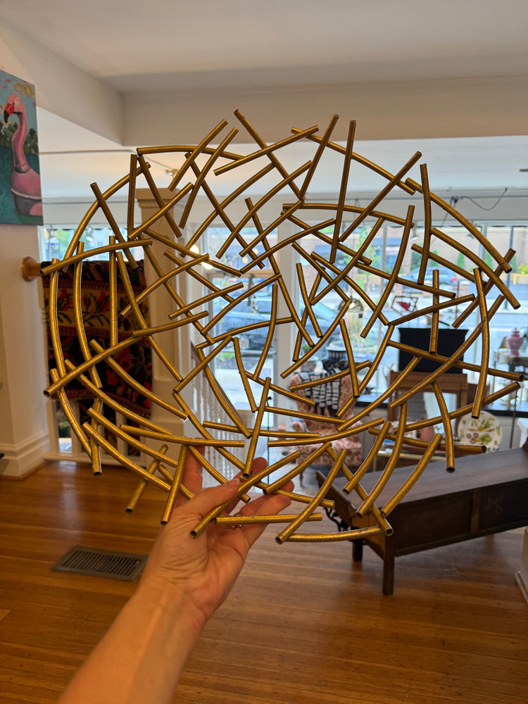 Large Decorative Stick-style Bowl