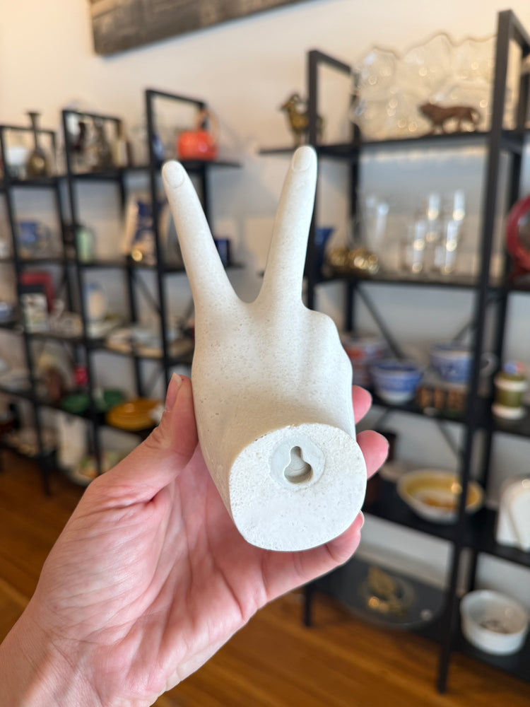 Peace sign wall hook