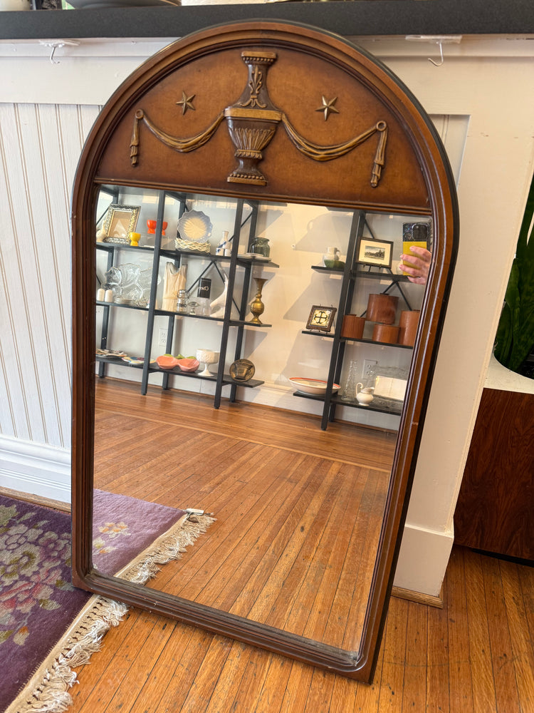 French Regency Louis XIV Arched Wall Mirror