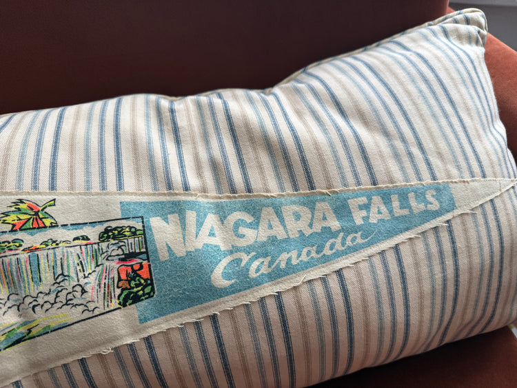 Niagara Falls Pennant Pillow 1