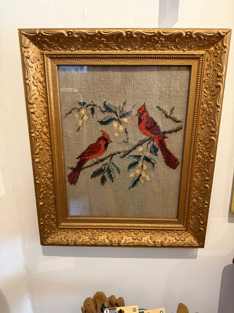 Large Cardinal Needlepoint