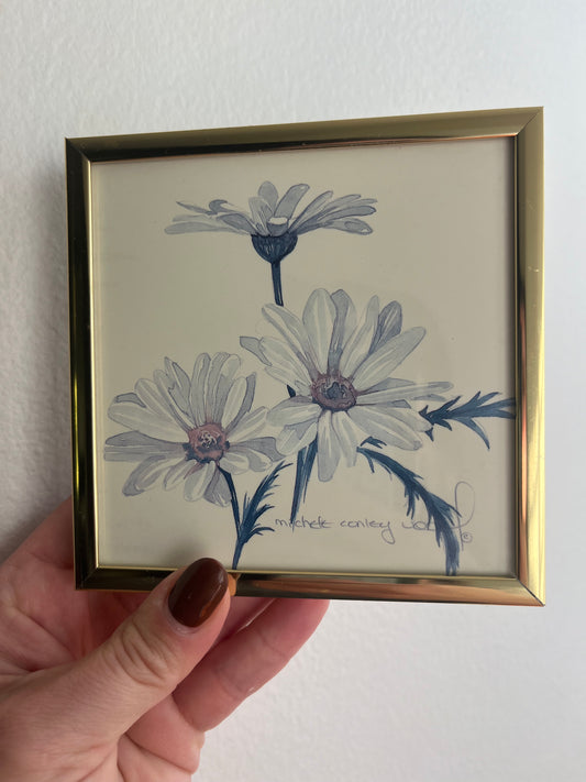 Small Framed Floral Print