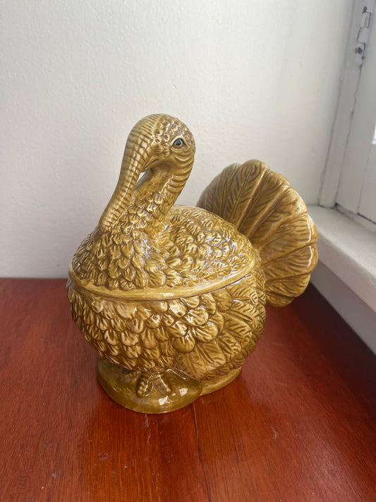 Green Turkey Candy Dish