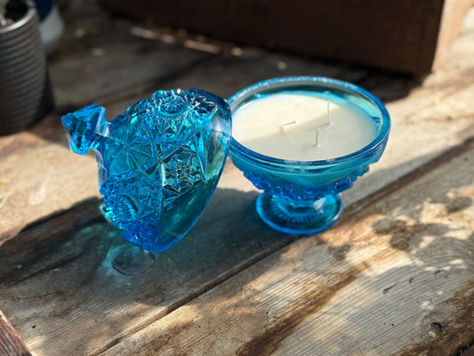 Jade Flower Candle