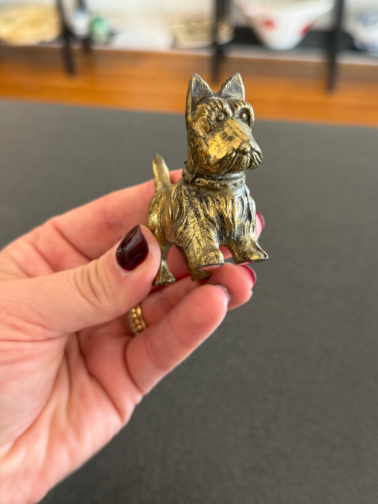 Brass Scottie Dog