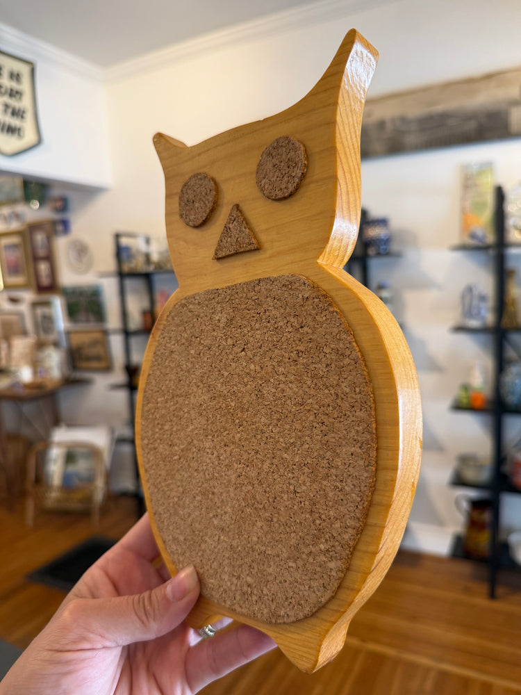 Wooden Owl Trivet