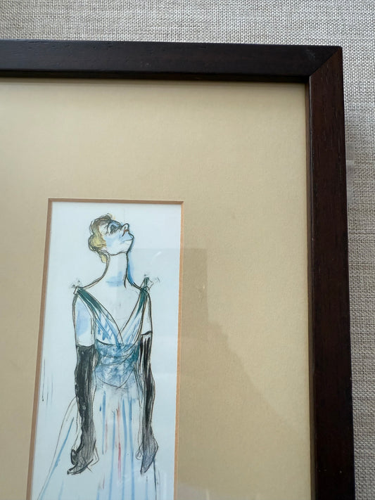 Print of Yvette Guilbert Painting