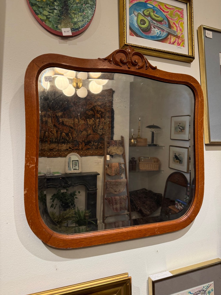 Antique Wooden Mirror