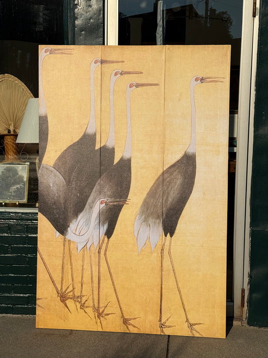 Large Crane Wall Hanging