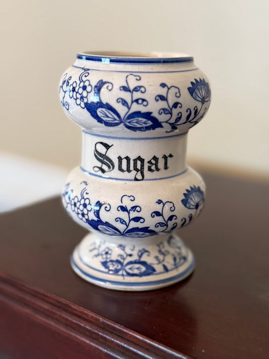 Blue Onion Sugar Dish