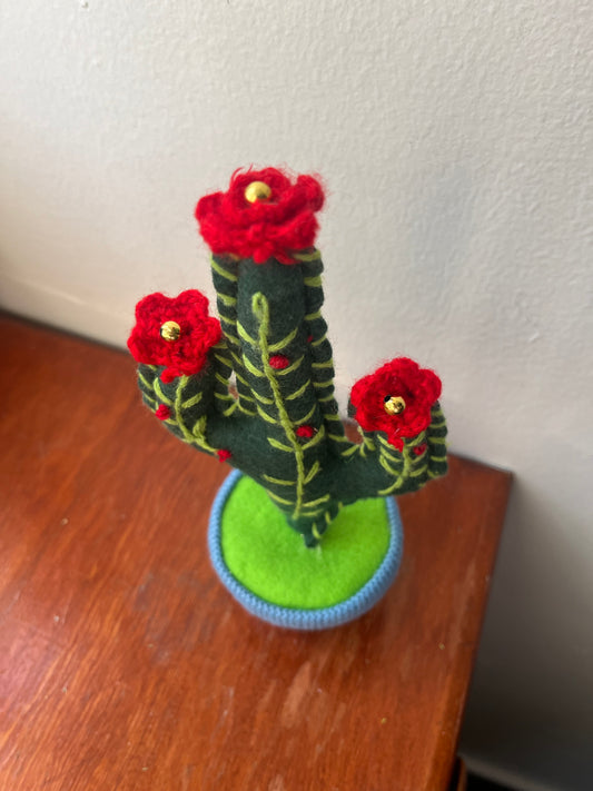 Felt Christmas Cactus