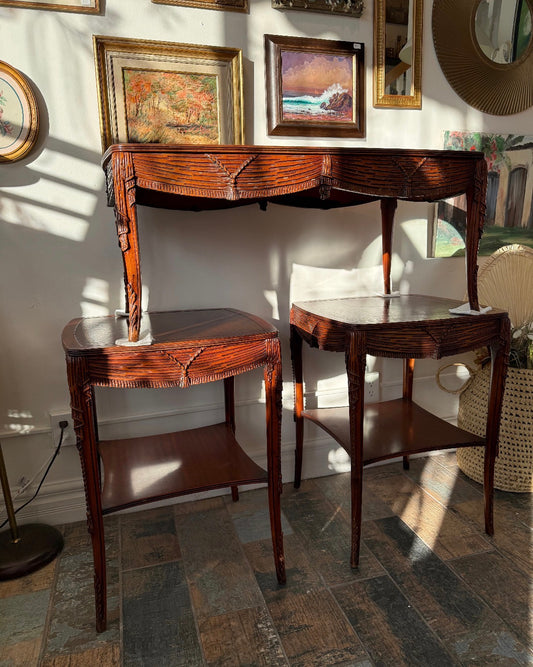 Mahogany End Tables (Pair)