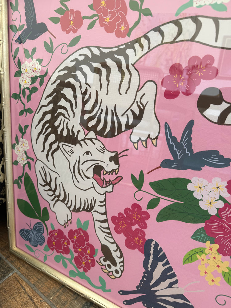 Framed Tiger Print
