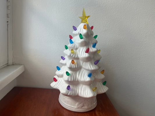 White Ceramic Christmas Tree