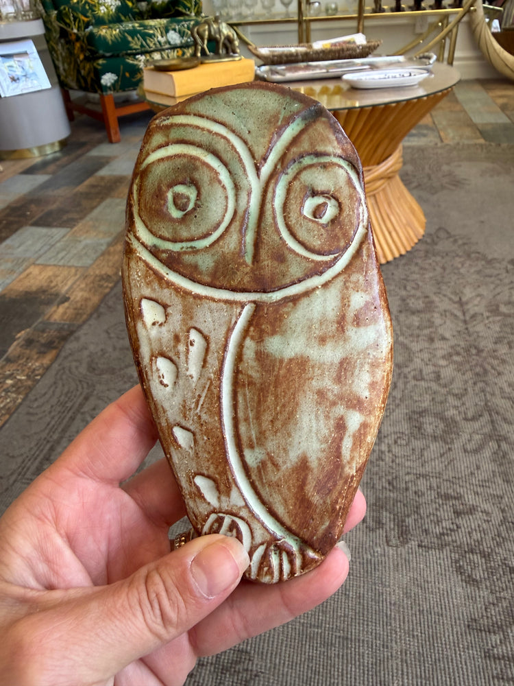 Ceramic Decorative Owl Brown