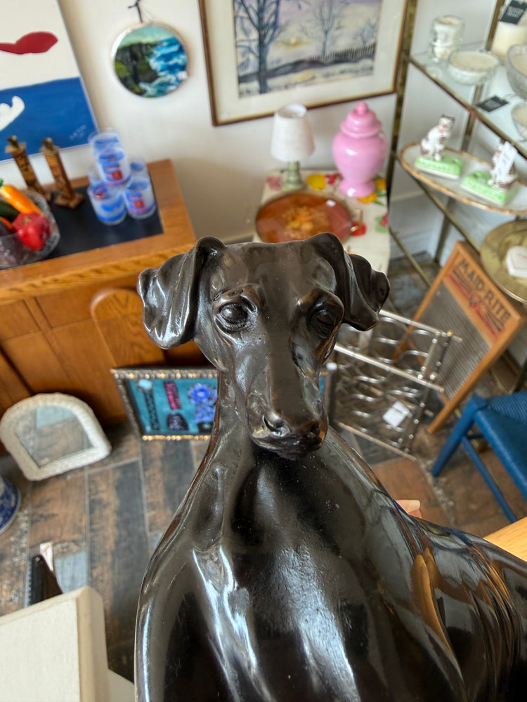 Bronze Greyhound Figurine