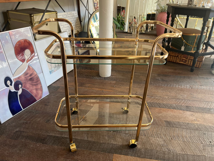 Brass Bar Cart