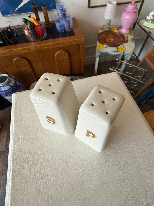 Ceramic Salt & Pepper Shakers