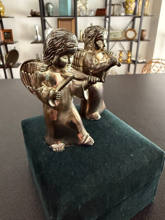 Pair of Angel Salt and Pepper Shakers