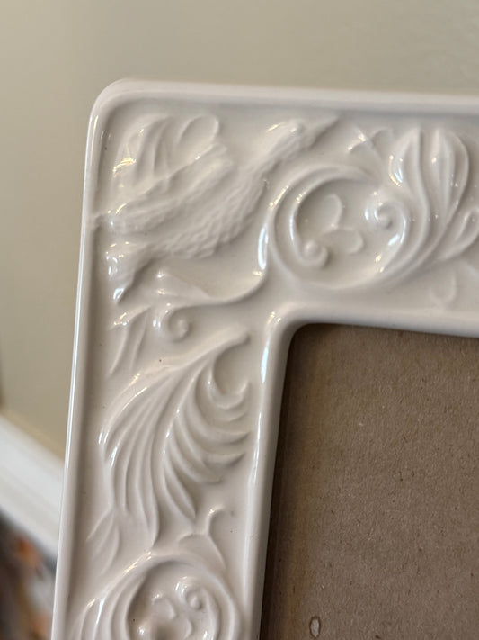 White Ceramic Frame