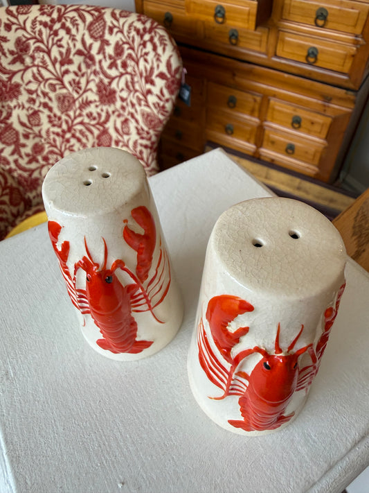 Lobster Salt & Pepper Shakers