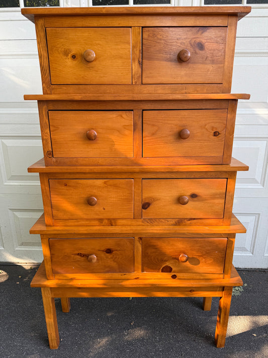 Stackable Apothecary-style dresser