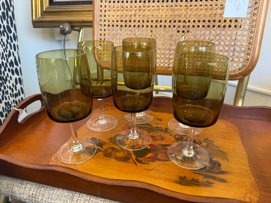 Set of Olive Glasses
