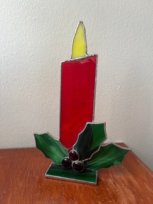 Stained Glass Candle Decoration