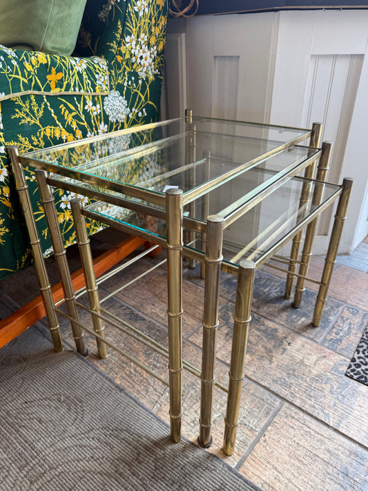 Brass Nesting Tables