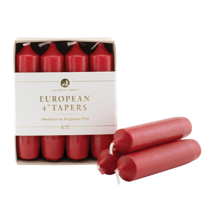 4" Taper Candles – 8 pack