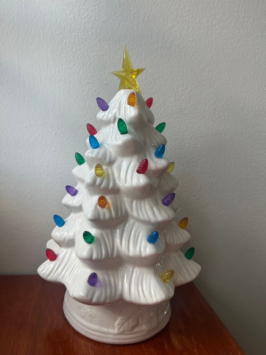 White Ceramic Christmas Tree