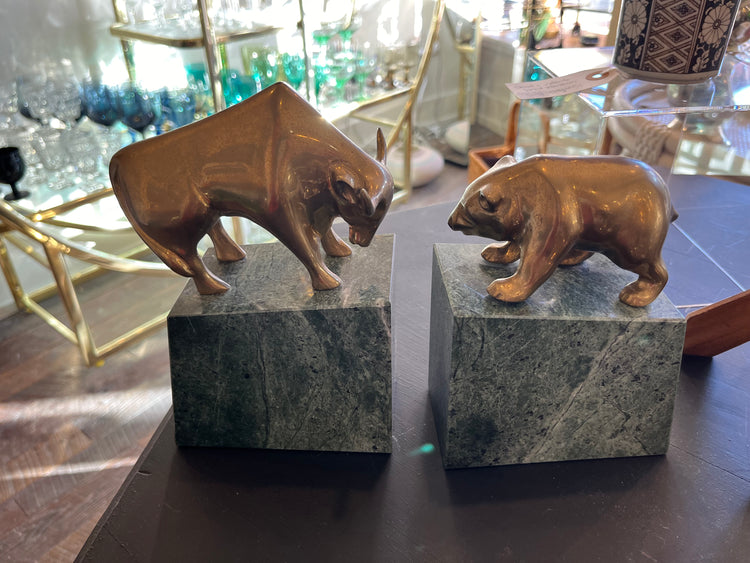 Bull & Bear Bookends